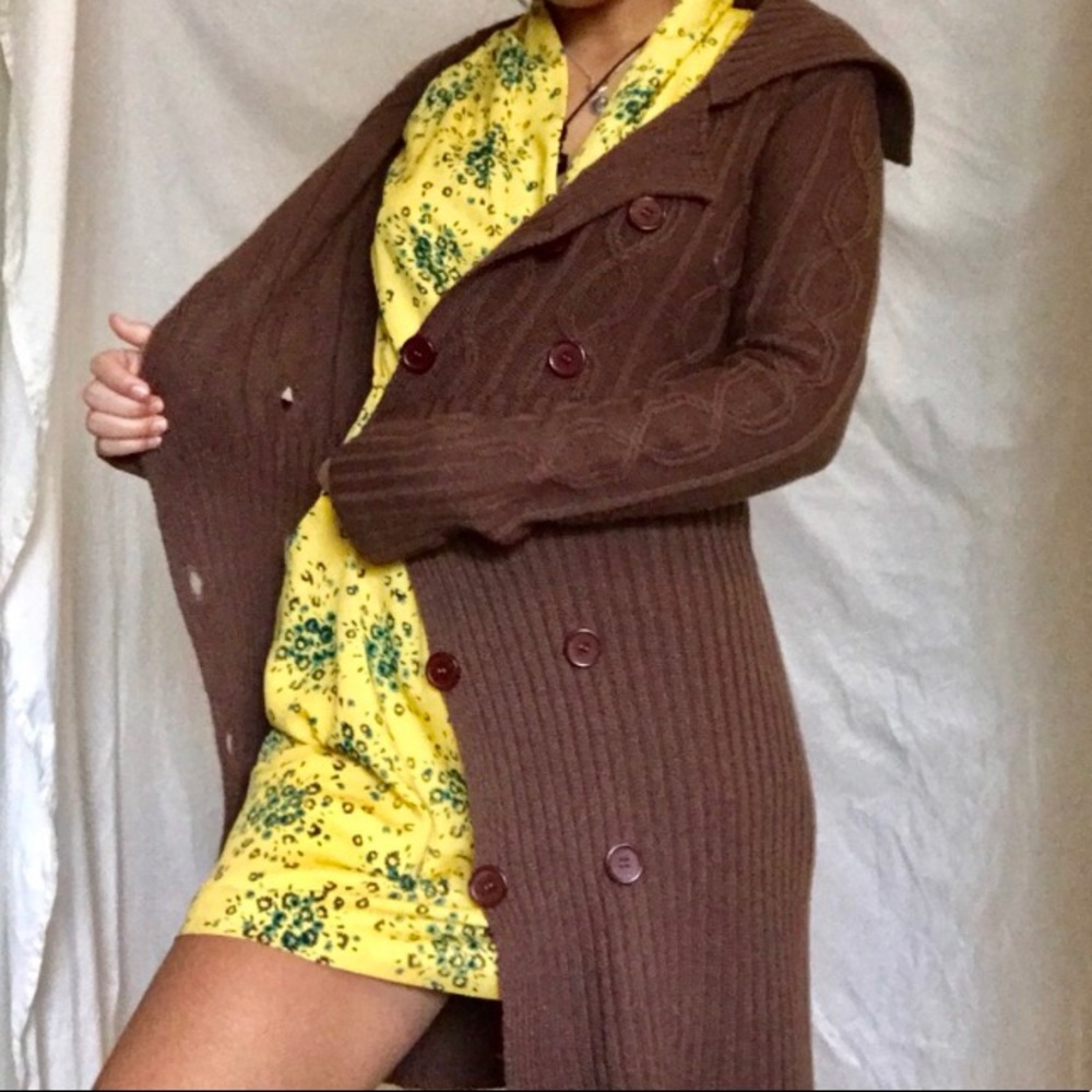 Brown sweater
